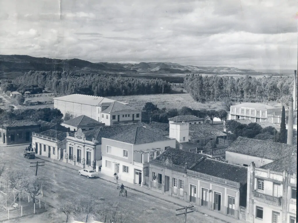 Vista histórica do núcleo urbano de São Pedro do Sul